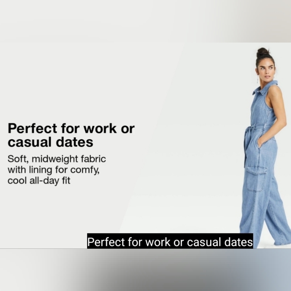 Denim jumpsuit